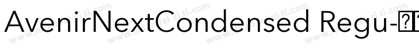 AvenirNextCondensed Regu字体转换